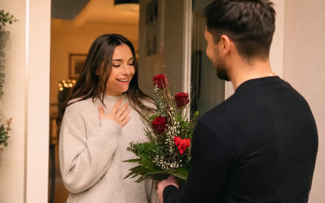 Liebe & Rosen Blumengruß von Blumen Mankopf