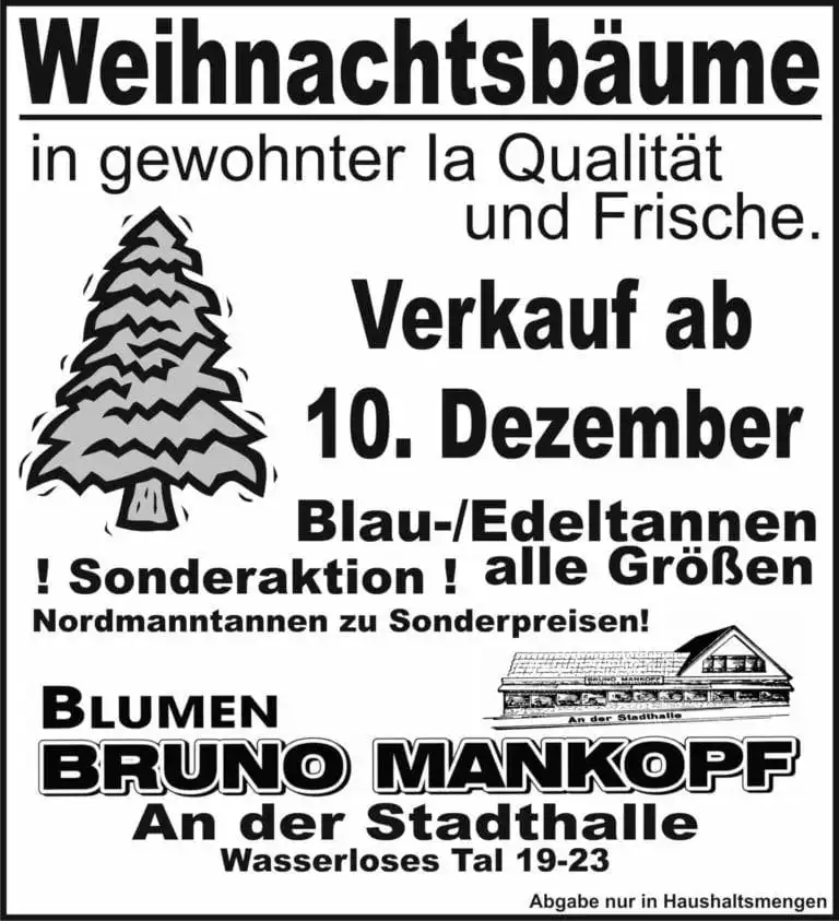 Alle Jahre wieder…