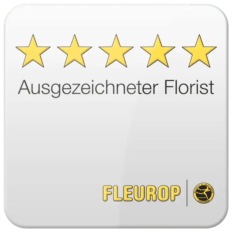 Fleurop-5-Sterne Qualitätssiegel