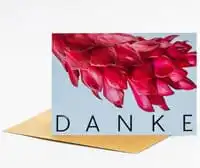 Karte „Danke“