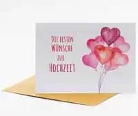 Karte "Hochzeit"