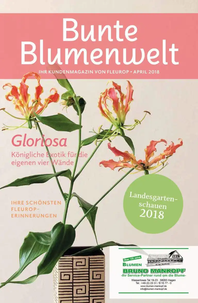 Bunte Blumenwelt April 2018