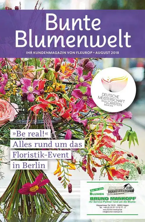 Bunte Blumenwelt August 2018