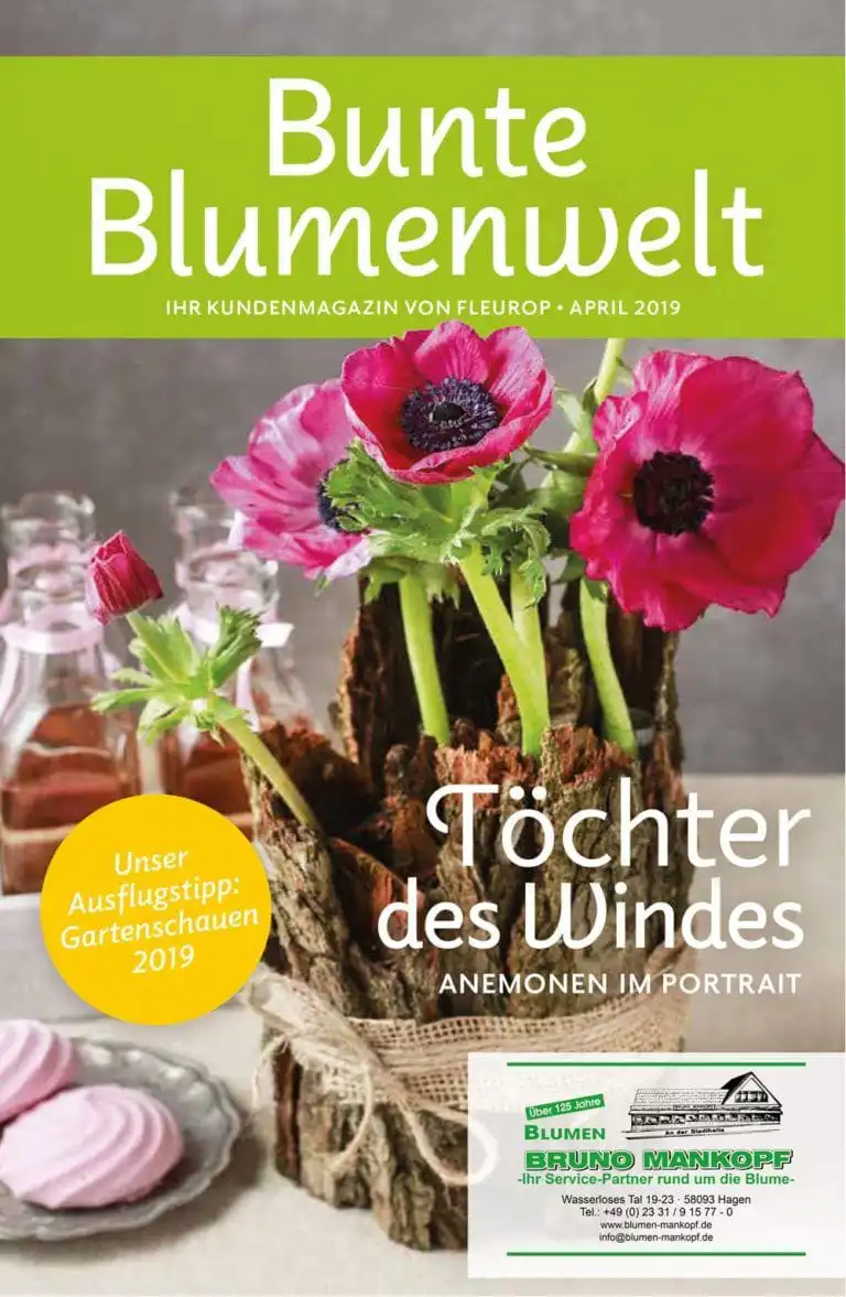 Bunte Blumenwelt April 2019
