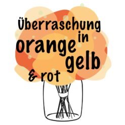 Überraschungs-Strauß gelb-orange-rot