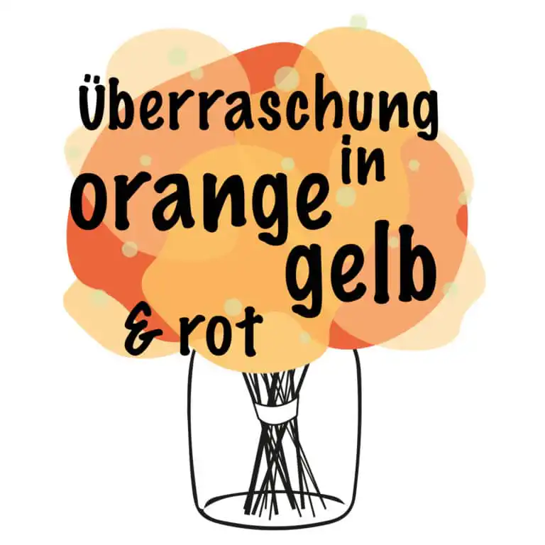 Überraschungs-Strauß gelb-orange-rot