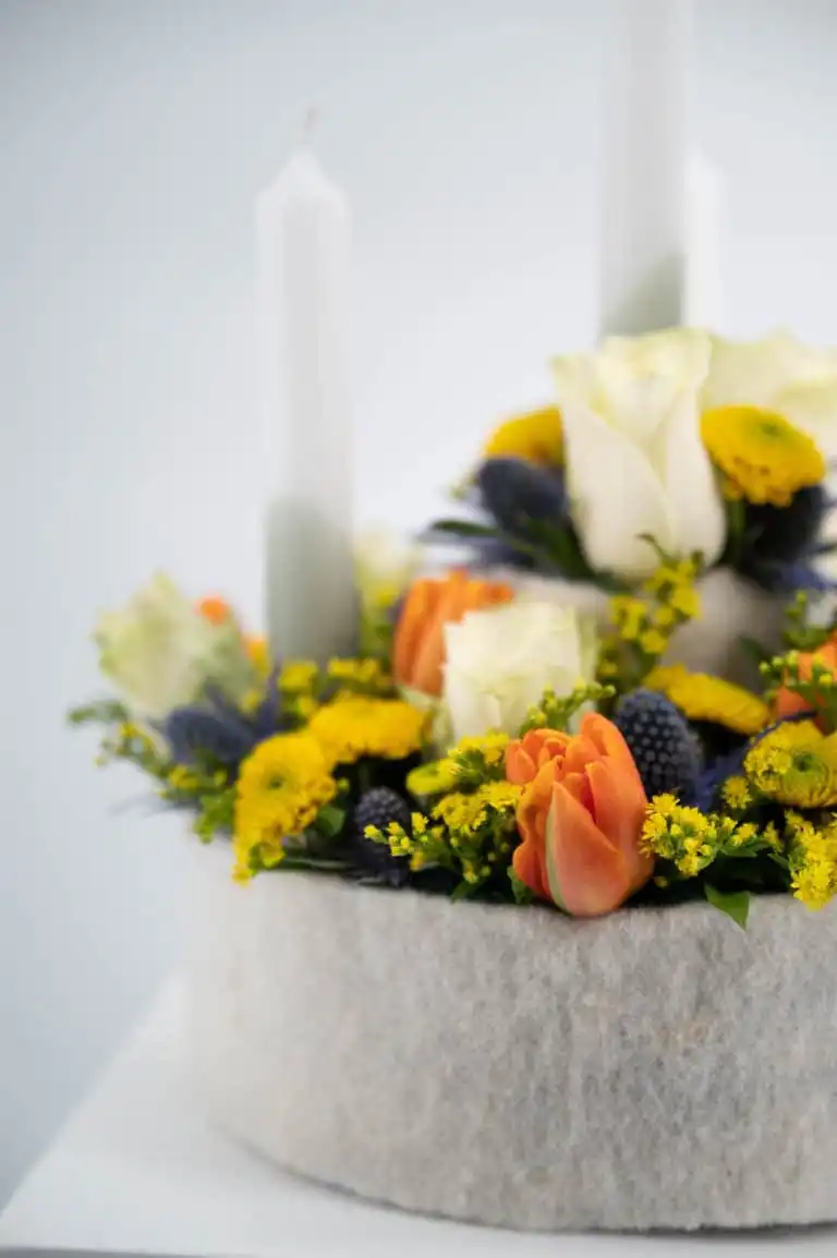 Birthday surprise - Blumentorte Detailansicht