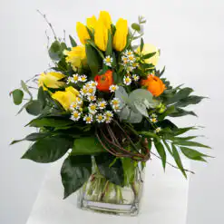 Design-Strauß „Frühlingsflirt“ – Moderne Floristik