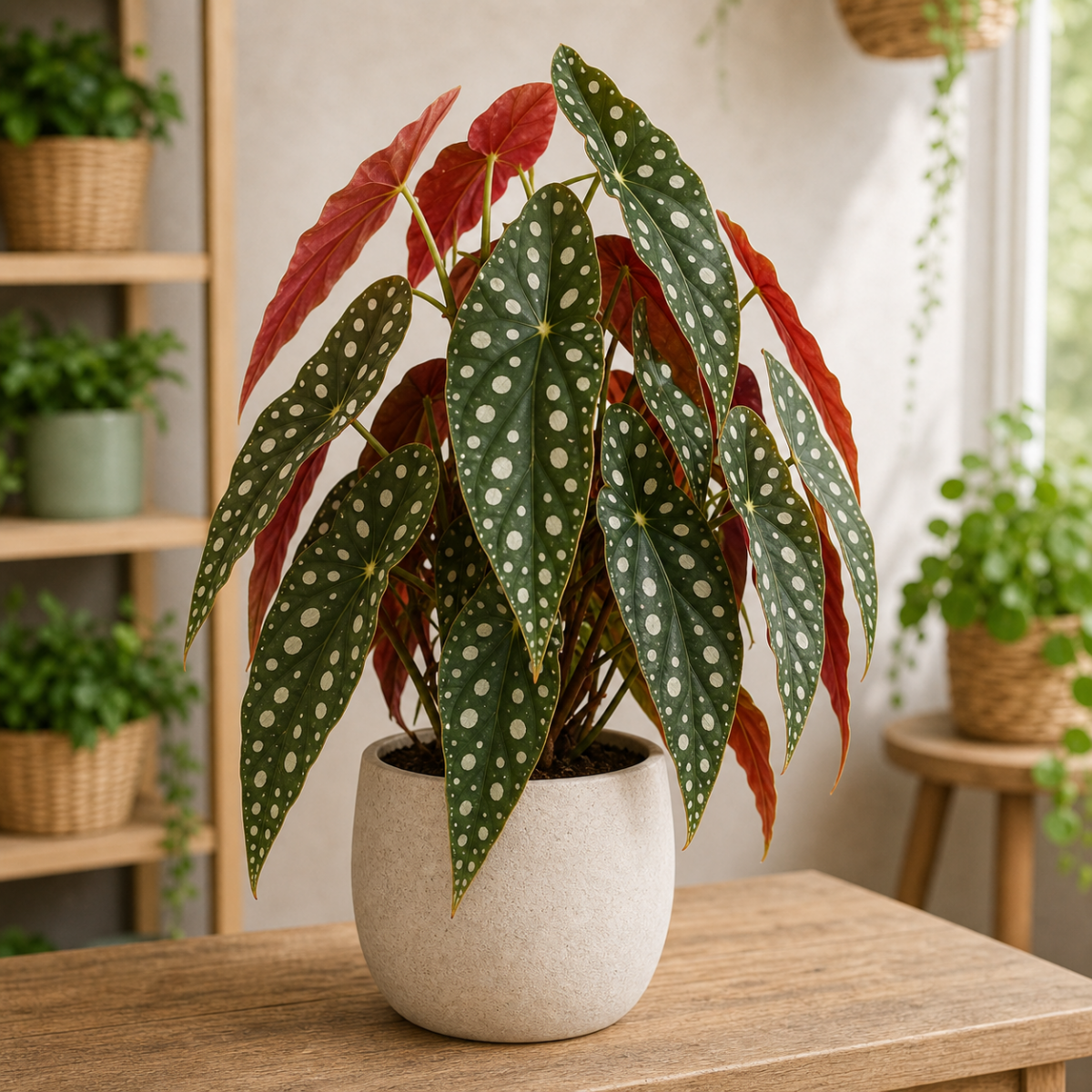 begonia maculata 01 pflanze