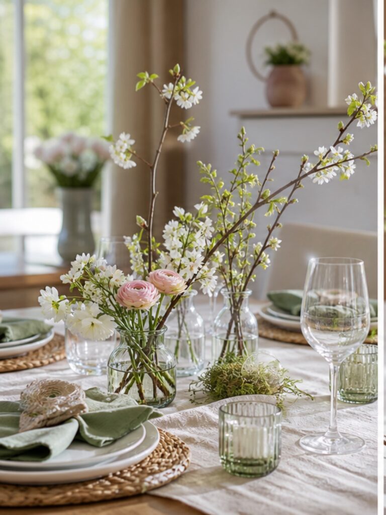 Osterdeko mit Blumen: Natürlich, frisch und nicht überladen