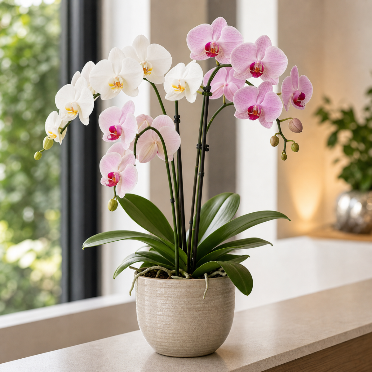 Schmetterlingsorchidee - Phalaenopsis-Hybride