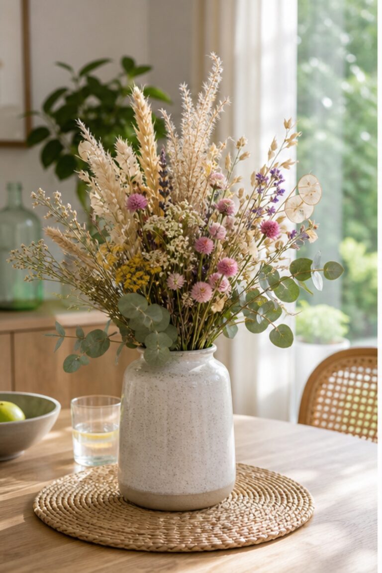 Trockenblumen im Sommer: Wann sie sinnvoll sind und wann frische Blumen besser wirken
