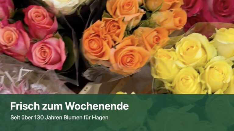 Frisch zum Wochenende: Blumen, Farbe und gute Laune